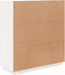 vidaXL - Hoge - kast - 100x40x108,5 - cm - massief - grenenhout - wit