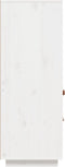 vidaXL - Hoge - kast - 100x40x108,5 - cm - massief - grenenhout - wit