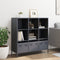 vidaXL - Hoge - kast - 101,5x39x103,5 - cm - staal - antracietkleurig