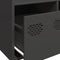 vidaXL - Hoge - kast - 101,5x39x103,5 - cm - staal - zwart