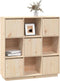 vidaXL - Hoge - kast - 110,5x35x117 - cm - massief - grenenhout