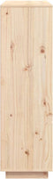 vidaXL - Hoge - kast - 110,5x35x117 - cm - massief - grenenhout