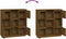 vidaXL - Hoge - kast - 110,5x35x117 - cm - massief - grenenhout - honingbruin