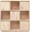 vidaXL - Hoge - kast - 110,5x35x117 - cm - massief - grenenhout