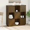 vidaXL - Hoge - kast - 110,5x35x117 - cm - massief - grenenhout - honingbruin