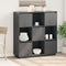 vidaXL - Hoge - kast - 110,5x35x117 - cm - massief - grenenhout - grijs