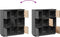 vidaXL - Hoge - kast - 110,5x35x117 - cm - massief - grenenhout - grijs
