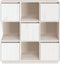 vidaXL - Hoge - kast - 110,5x35x117 - cm - massief - grenenhout - wit