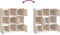 vidaXL - Hoge - kast - 110,5x35x117 - cm - massief - grenenhout - wit