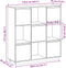 vidaXL - Hoge - kast - 110,5x35x117 - cm - massief - grenenhout - wit