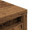 vidaXL - Hoge - kast - 29,5x34x119,5 - cm - bewerkt - hout - oud - hout