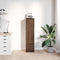vidaXL - Hoge - kast - 29,5x34x119,5 - cm - spaanplaat - bruin - eikenkleurig