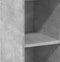 vidaXL - Hoge - kast - 30x41x124 - cm - bewerkt - hout - betongrijs