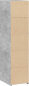 vidaXL - Hoge - kast - 30x41x124 - cm - bewerkt - hout - betongrijs