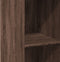 vidaXL - Hoge - kast - 30x41x124 - cm - bewerkt - hout - bruin - eikenkleur