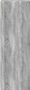 vidaXL - Hoge - kast - 30x41x124 - cm - bewerkt - hout - grijs - sonoma - eikenkleurig