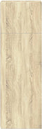vidaXL - Hoge - kast - 30x41x124 - cm - bewerkt - hout - sonoma - eikenkleurig