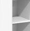 vidaXL - Hoge - kast - 30x41x124 - cm - bewerkt - hout - wit