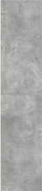 vidaXL - Hoge - kast - 30x41x185 - cm - bewerkt - hout - betongrijs