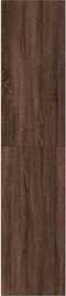 vidaXL - Hoge - kast - 30x41x185 - cm - bewerkt - hout - bruin - eikenkleurig