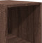 vidaXL - Hoge - kast - 30x41x185 - cm - bewerkt - hout - bruin - eikenkleurig