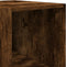 vidaXL - Hoge - kast - 30x41x185 - cm - bewerkt - hout - gerookt - eikenkleurig