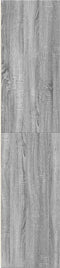vidaXL - Hoge - kast - 30x41x185 - cm - bewerkt - hout - grijs - sonoma - eikenkleurig