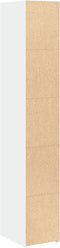 vidaXL - Hoge - kast - 30x41x185 - cm - bewerkt - hout - wit