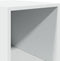vidaXL - Hoge - kast - 30x41x185 - cm - bewerkt - hout - wit