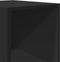 vidaXL - Hoge - kast - 30x41x185 - cm - bewerkt - hout - zwart