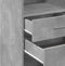 vidaXL - Hoge - kast - 30x42,5x124 - cm - bewerkt - hout - betongrijs