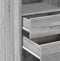 vidaXL - Hoge - kast - 30x42,5x124 - cm - bewerkt - hout - grijs - sonoma - eikenkleur