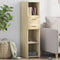 vidaXL - Hoge - kast - 30x42,5x124 - cm - bewerkt - hout - sonoma - eikenkleurig