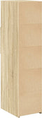 vidaXL - Hoge - kast - 30x42,5x124 - cm - bewerkt - hout - sonoma - eikenkleurig