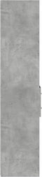 vidaXL - Hoge - kast - 30x42,5x185 - cm - bewerkt - hout - betongrijs