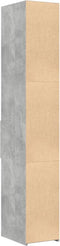 vidaXL - Hoge - kast - 30x42,5x185 - cm - bewerkt - hout - betongrijs