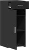 vidaXL - Hoge - kast - 30x42,5x185 - cm - bewerkt - hout - bruin - eikenkleurig
