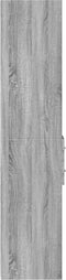 vidaXL - Hoge - kast - 30x42,5x185 - cm - bewerkt - hout - grijs - sonoma - eikenkleur