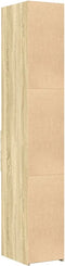 vidaXL - Hoge - kast - 30x42,5x185 - cm - bewerkt - hout - sonoma - eikenkleurig