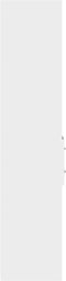 vidaXL - Hoge - kast - 30x42,5x185 - cm - bewerkt - hout - wit
