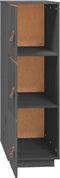vidaXL - Hoge - kast - 34x40x108,5 - cm - massief - grenenhout - grijs
