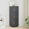 vidaXL - Hoge - kast - 34x40x108,5 - cm - massief - grenenhout - grijs
