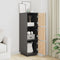 vidaXL - Hoge - kast - 34x40x108,5 - cm - massief - grenenhout - grijs