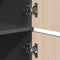 vidaXL - Hoge - kast - 34x40x108,5 - cm - massief - grenenhout - grijs