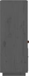 vidaXL - Hoge - kast - 34x40x108,5 - cm - massief - grenenhout - grijs