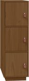 vidaXL - Hoge - kast - 34x40x108,5 - cm - massief - grenenhout - honingbruin