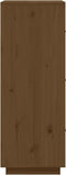 vidaXL - Hoge - kast - 34x40x108,5 - cm - massief - grenenhout - honingbruin