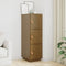 vidaXL - Hoge - kast - 34x40x108,5 - cm - massief - grenenhout - honingbruin