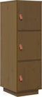 vidaXL - Hoge - kast - 34x40x108,5 - cm - massief - grenenhout - honingbruin