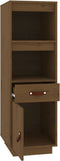 vidaXL - Hoge - kast - 34x40x108,5 - cm - massief - grenenhout - honingbruin